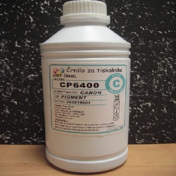 Črnilo za Canon CP6400 Cyan 1100mL Pigmentno, cp6400c 1kg,črnilo cp 6400,črnilo, Canon CP6400 Cyan, ugodno, prihranek, lokalno, Ljubljana, visoka kakovost, pigmentno črnilo, odpornost, sijaj, ekologija, ekonomija