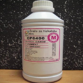 Črnilo za Canon CP6400 Magenta 1100mL Pigmentno , cp6400m 1kg,črnilo cp 6400,bulk,črnilo Canon, pigmentno črnilo, ekonomično tiskanje, ugodno, prihranek, lokalno, Ljubljana, visoka kakovost, zanesljivost, Canonov sloves