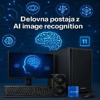 delovna postaja za ai, ai image recognition, ugodno, ceneje, prihranek, lokalno, ljubljana, rtx 5060 ti, intel ultra 7, ddr5 32gb, samsung 990 evo, svet crnil