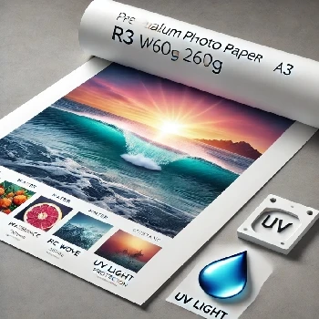  foto papir, premium RC Wove, 260g, A3, kakovosten tisk, vodoodporen, UV zaščita, profesionalne fotografije, vizitke, čestitke, vabila, dolgotrajnost, mikroporozna struktura, smolni premaz, trpežen foto papir, Svet črnil