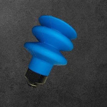 gumi prisesek 40mm, vakum prisesek harmonika, moder prisesek poliuretan, vakum generator prijemalo, ATM ventil vakum, prijemanje vrec, prijemanje skatle, certifikat stik z zivili, ceneje ugodno prihranek, lokalno Ljubljana