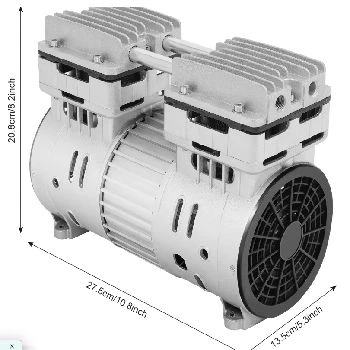 kompakten brezoljni kompresor, 750W, 8 bar, ceneje, ugodno, prihranek, lokalno, Ljubljana, tiho delovanje, bakreni motor, aluminijasto ohišje, industrijska uporaba