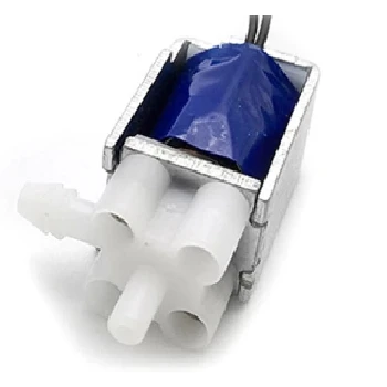 Mikro mini trismerni ventil za zrak ali tekočine DC 3-6V 200mA, usmerjena napetost,ventil,solenoid,valve,voda,zrak,mini,makro