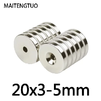 Okrogli magneti z luknjo 20 x 3mm luknja 5mm, okrogli magneti, močni magneti, neodymski magneti, NdFeB magneti, magnetna moč, velikost, oblika, aplikacije, prednosti, izbira, varnost