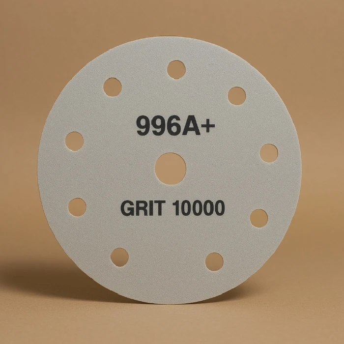 Brusni disk 15cm z velcro ježkom 996A  grit 10000, brusni disk 15cm, grit 10000, mikropoliranje, 996A , superfino brušenje, akril, optika, brez poliranja, lokalno, ceneje, ljubljana