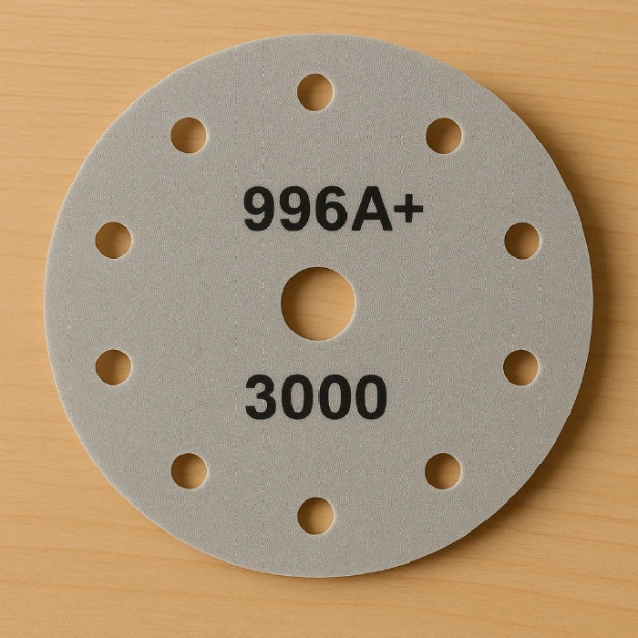 Brusni disk 15cm z velcro ježkom 996A  grit 3000, brusni disk 15cm, grit 3000, superfino brušenje, poliranje, 996A , velcro, suho brušenje, lokalno, ceneje, prihranek, ljubljana