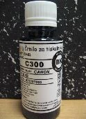 Črnilo za Canon C300 Black 100mL, c300 bk 100ml,Canon W7000 BJW-7000