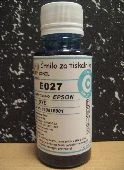 Črnilo za Epson E027 Cyan 100mL, e027c