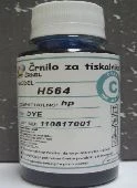 Črnilo za HP H564 Cyan 100mL za kartuše HP 364, HP 920, hp 364, hp 920,h940c