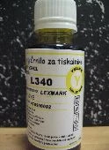 Črnilo za Lexmark L340 Yellow 100ml, l34y,črnilo lexmark,encad
