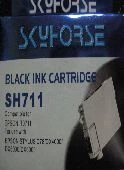 Kaseta brez gobice za Epson SH711 Black, t0711,t0715,sx405,bx300f