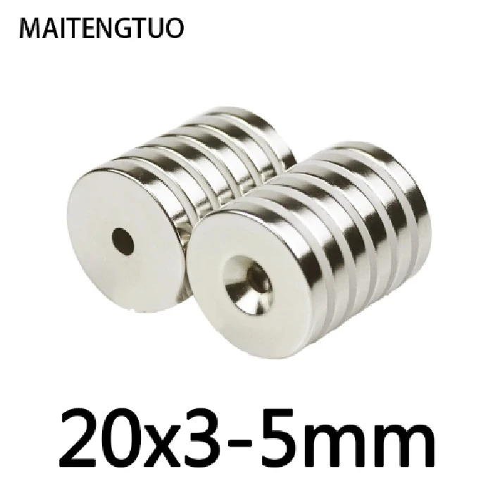 Okrogli magneti z luknjo 20 x 3mm luknja 5mm, okrogli magneti, močni magneti, neodymski magneti, NdFeB magneti, magnetna moč, velikost, oblika, aplikacije, prednosti, izbira, varnost