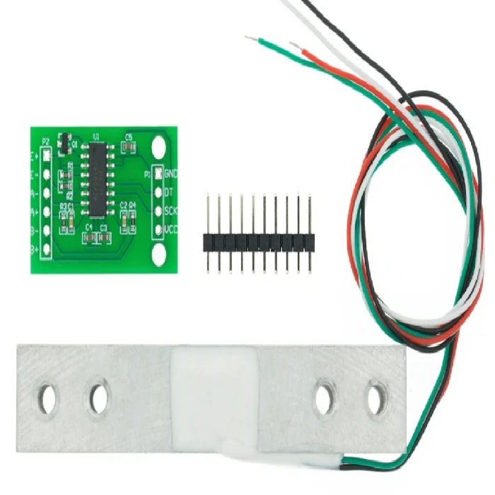 Senzor za tehtanje z AD pretvornikom do 1000g, arduino,scale,tehtnica,diy,naredi sam,popravi,ADC,HX711,tehtalni snezor,analog-to-digital,24bit,senzor za pritisk