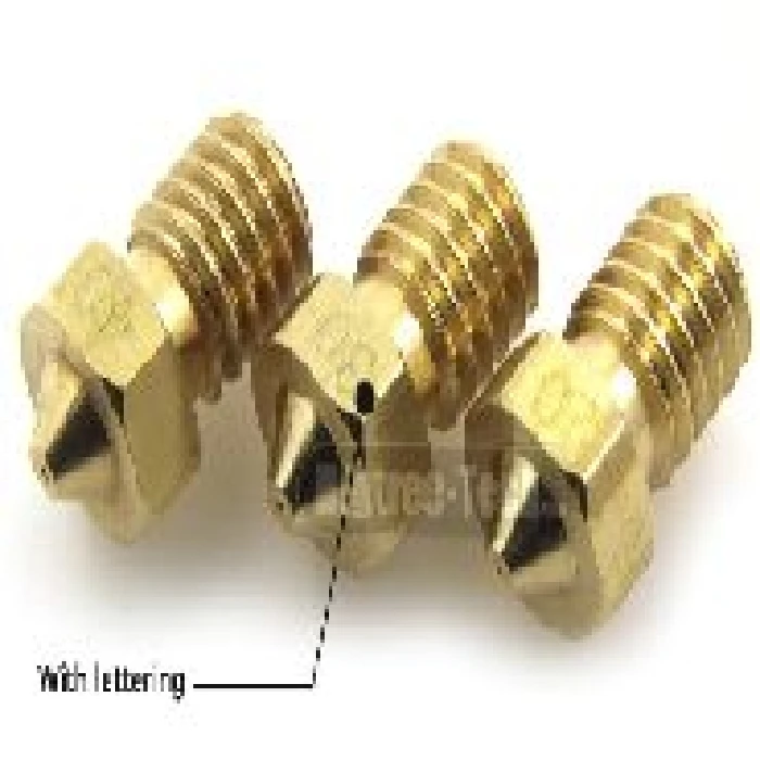 Šoba za 3D tisk Medenina 0,25mm E3D V6, brass nozzle E3D V6 0.25mm