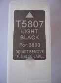 Večna kartuša za Epson 3800 Light Black T5807, Svetlo siva C13T580700
