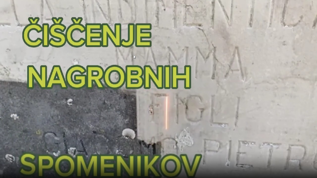 Čiščenje spomnikov in nagrobnih napisov ter plošč