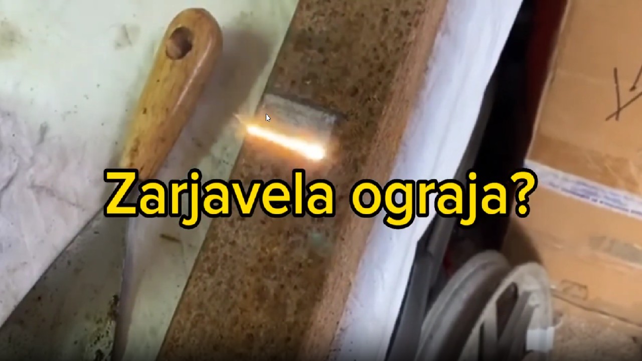 Čiščenje železnih konstrukcij rja in barve ter lak