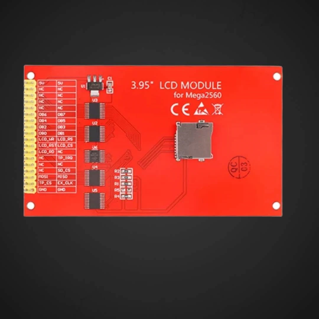 10cm zaslon na dotik s pisalom 320x480 px z ILI9488 8bit, arduino,touch,screen,mega,2560,razvoj,hobi,diy,dotik,zaslon,raspberry,pi,elektronika,digital,hte,esp8266,iot