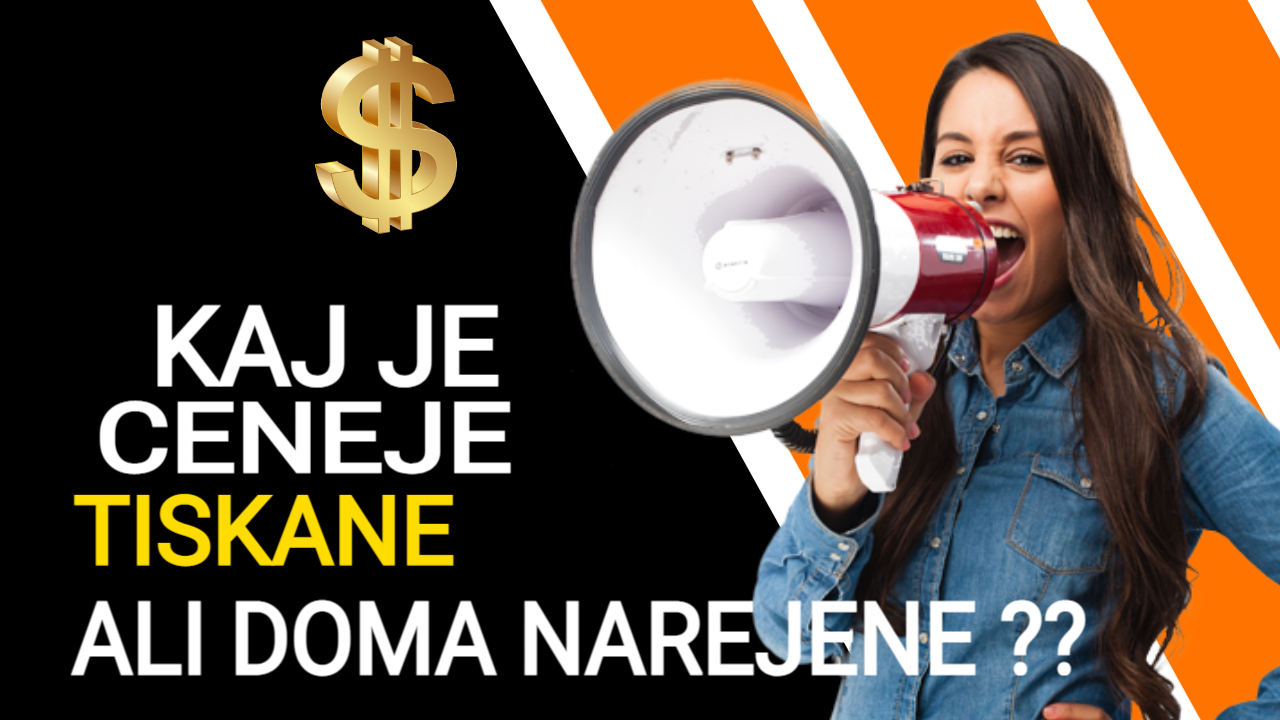 Kaj je ceneje če tikate sami ali če vam tiskajo drugi?