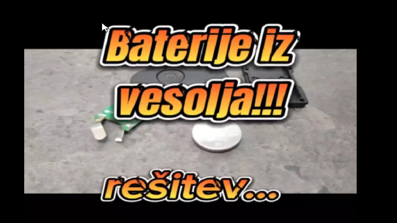 Baterije iz vesolja ki jih ne najdete na zemlji
