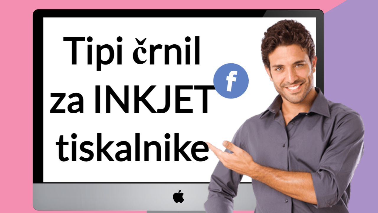 Kakšne tipe črnil poznamo za inkjet tiskalnike?