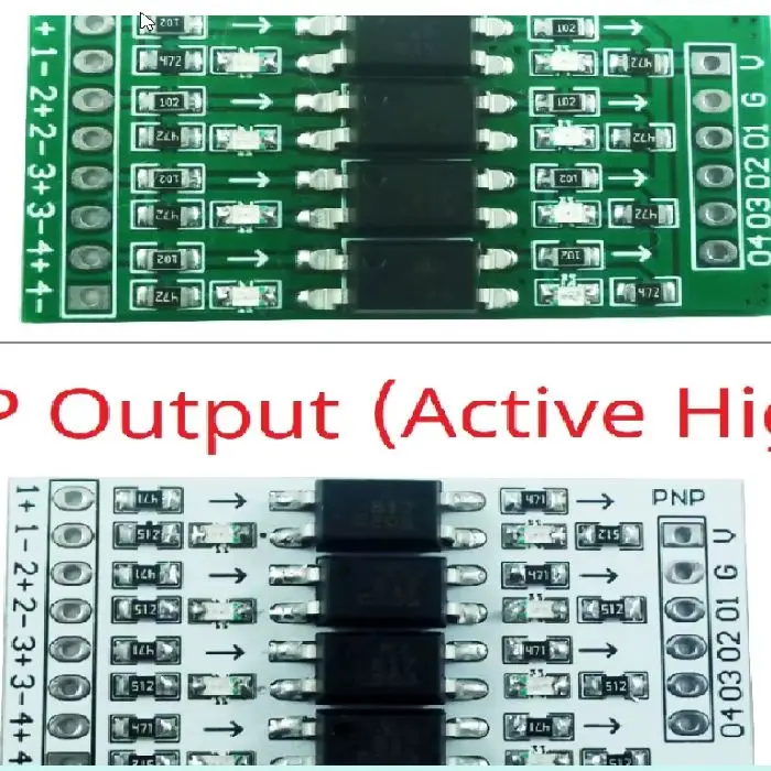 4-kanalni GPIO pretvornik logičnih nivojev 3.3V/5V/12V/24V, 4-kanalni GPIO pretvornik, logični pretvornik 3.3V 5V 12V 24V, optična izolacija GPIO, ceneje industrijska elektronika, ugodno GPIO modul, prihranek elektronika, lokalno Ljubljana