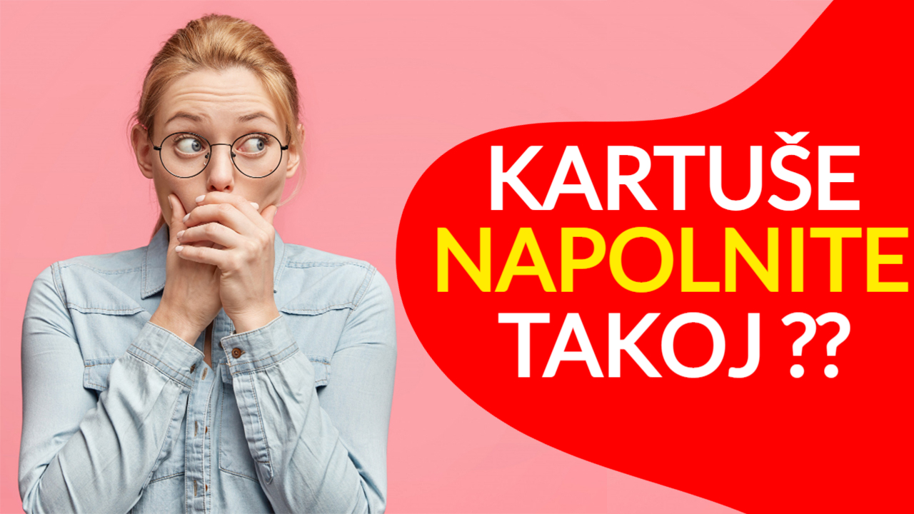 Ali je mogoče kartuše napolniti takoj brez čakanja?