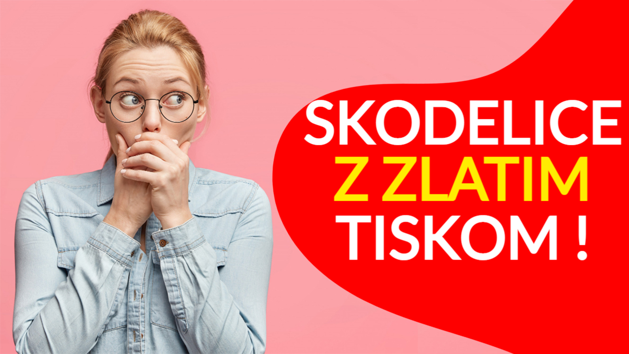 Ali lahko na skodelico ali kozarec natisnete zlato barvo?