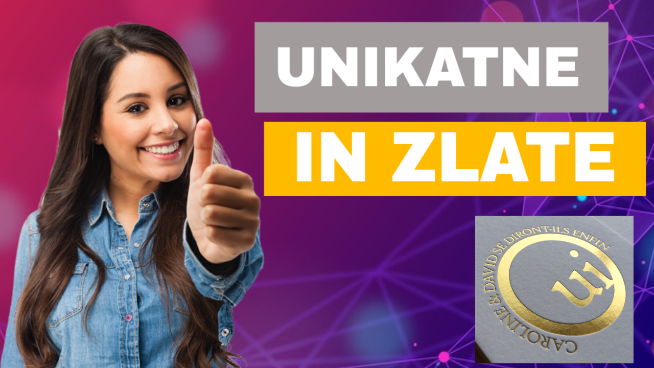 Ali lahko naredite samo nekaj izvodov z zlato barvo?