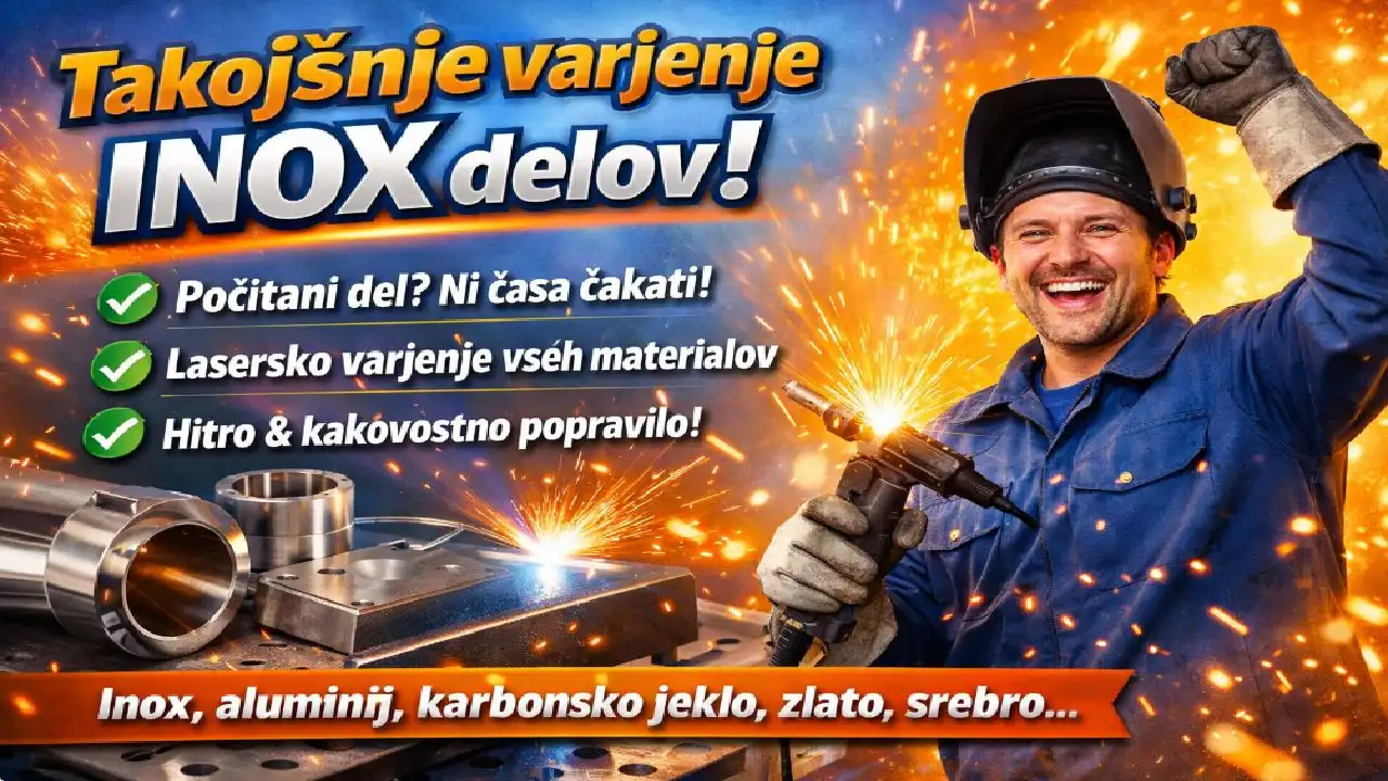 Ali lahko takoj zavarite inox dele?