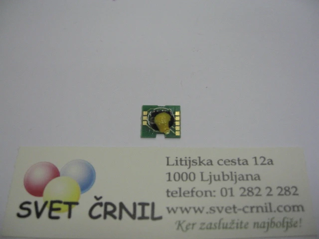 Čip za HP Color LaserJet CP1215/CP1515/CP1518/CM1300mfp/CM1312mfp Yellow za 1400 strani, cb542a,CP 1215,hp1215,CM1312