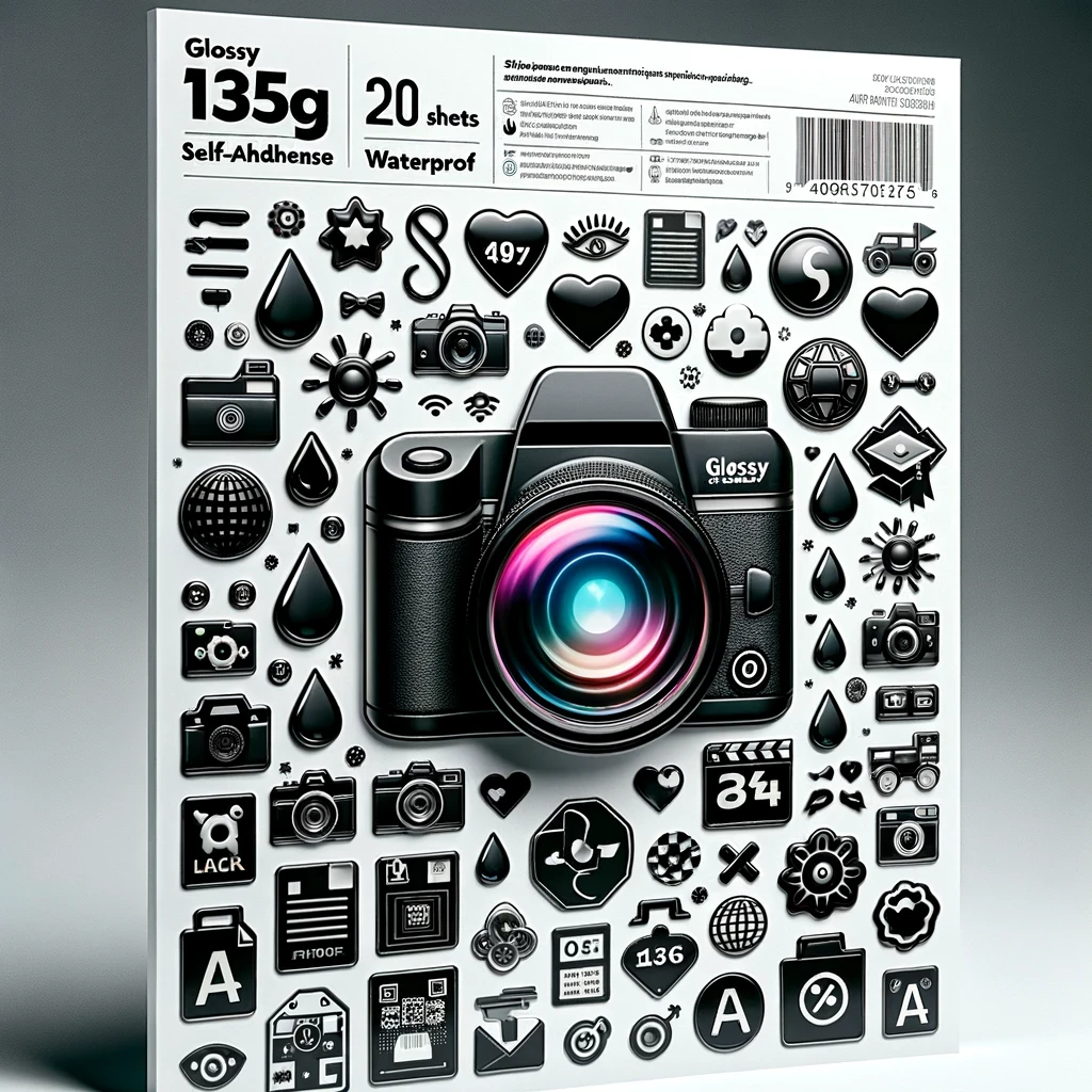Foto papir Glossy 135g 20 pol A4 (210mm x 297mm) SAMOLEPILNI VODOODPORNI, CWG-D,adhesiv,nalepke,popanje,papir za nalepke,samolepilne,Foto Papir, Glossy 135g, Samolepilni, Vodoodporni, Ugodno, Prihranek, Lokalno, Ljubljana, Svet črnil, Tiskanje Nalepk, Kvaliteta, Prilagodljivost