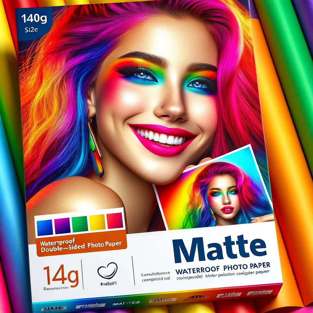 Foto papir Matt obojestranski vodoodporni 140g 100 pol A3 (420x297mm), foto papir, mat, obojestranski, vodoodporen, 140g, A3, kakovost, ugodno, prihranek, lokalno, Ljubljana, Svet črnil, ekologija, ekonomija