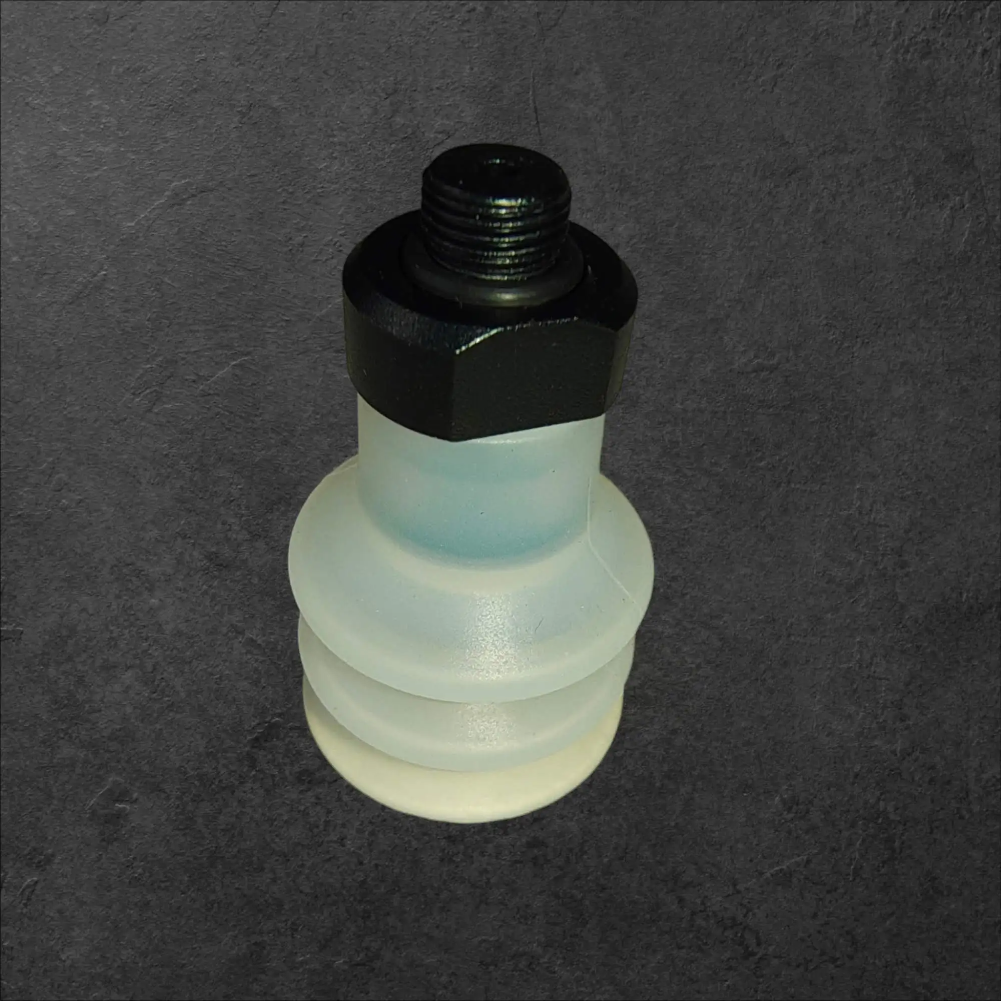 Gumi prisesek za vakum generator 30mm prozoren harmonika, gumi prisesek 30mm, prozoren harmonika prisesek, vakum generator prijemalo, pobiranje vreck, pobiranje skatel, poliuretanska guma, ATM ventili, ceneje, ugodno, prihranek, lokalno, Ljubljana