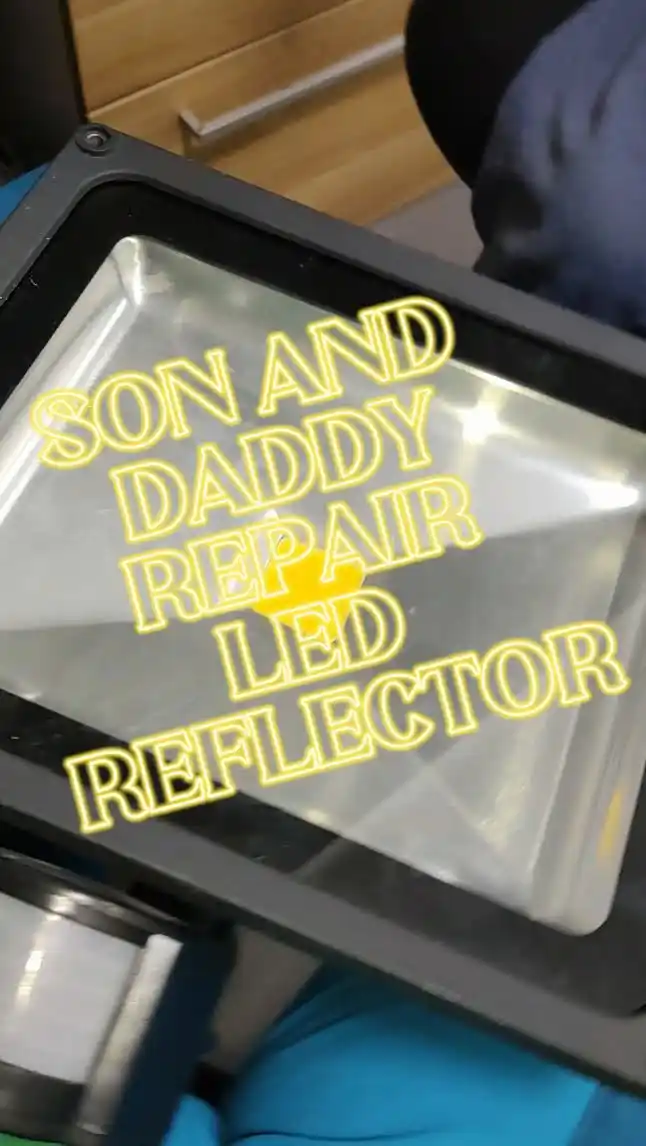 How We Saved Money by Fixing a Broken LED Floodlight - DIY Video Guide, repair LED floodlight,DIY video guide,save money,Ljubljana,floodlight repair,custom machine building,industrial automation,robotization,Slovenia,Svet črnil.