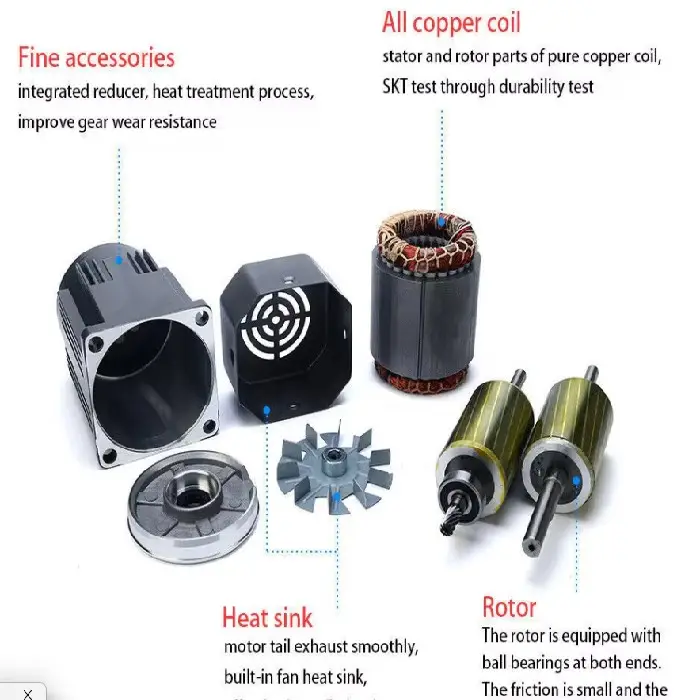 Indukcijski motor z reduktorjem in regulatorjem 7.5 RPM 120W 220V, ceneje, ugodno, prihranek, lokalno, Ljubljana, indukcijski motor, reduktor, regulator, industrijska uporaba, 7.5 vrt/min, 120W, AC220V