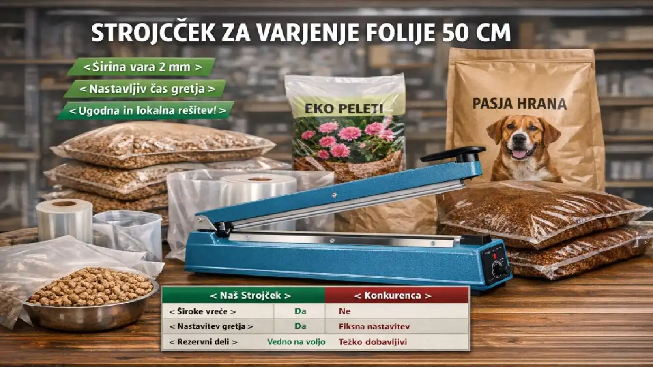 Kako zavariti široke plastične vreče 