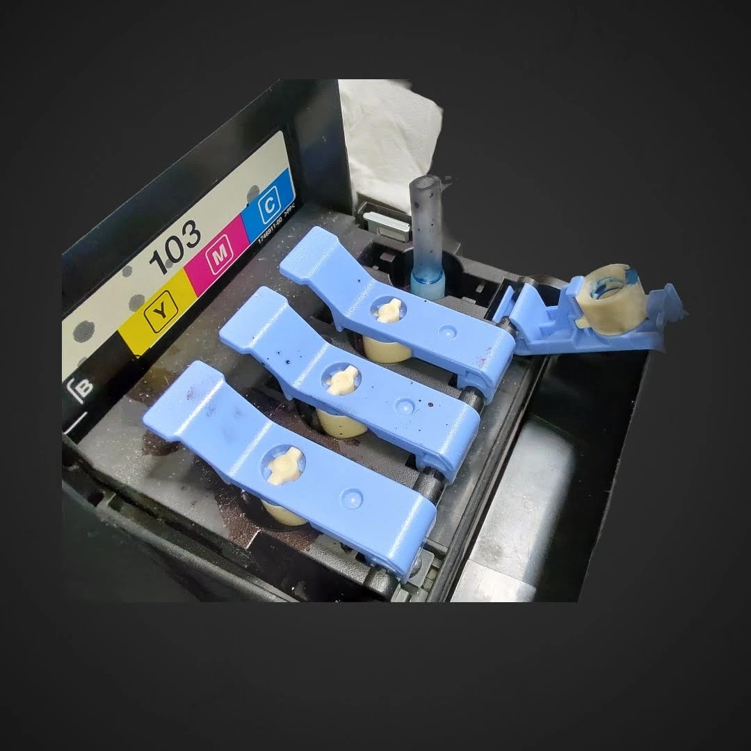 Kit komplet za lažje nalivanje črnila za Epson 103 in druge, epson,ecotank,inktank,črnilo,103,662,663,L3150,packarija,razlitje,madež,obleka,elegantno,nadgradnja