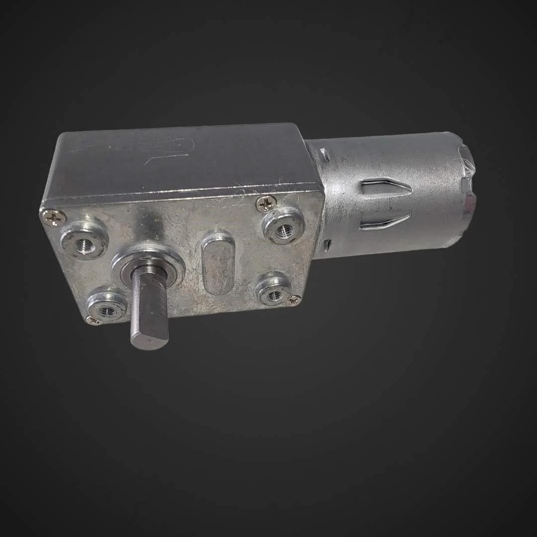 Motor s polžem 12V DC 20RPM 40kg navora zaklepanje pogona, ceneje, ugodno, prihranek, lokalno, Ljubljana, 12V DC motor, polžasti motor, navor 40kg, industrijska avtomatizacija, strojegradnja, Arduino, CNC motor, kovinski zobniki, samozaklepna gred
