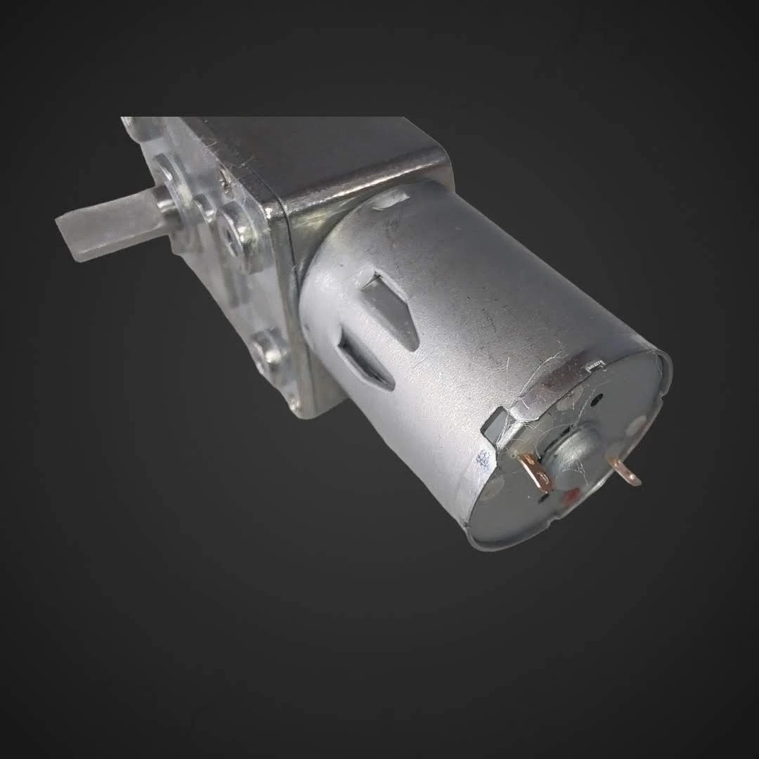 Motor s polžem 12V DC 20RPM 40kg navora zaklepanje pogona, ceneje, ugodno, prihranek, lokalno, Ljubljana, 12V DC motor, polžasti motor, navor 40kg, industrijska avtomatizacija, strojegradnja, Arduino, CNC motor, kovinski zobniki, samozaklepna gred