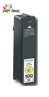 Nova kompatiblina kartuša za Lexmark 100xl yellow (14N1071E) za 600 strani, 14N0902E,lexmark 100,lexmark 100 yellow,lexmark pro 905