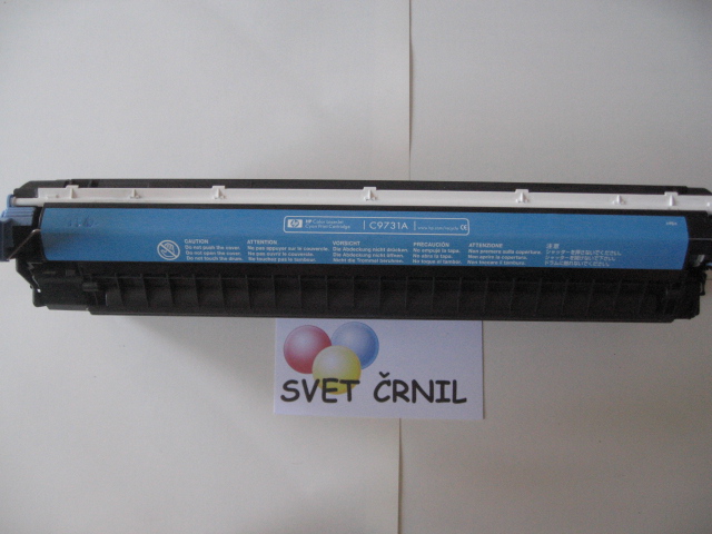 Obnovljen toner cyan C9731A za HP Color LaserJet 5500/5550, c9731A cyan toner