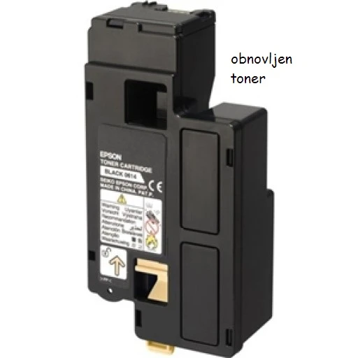 Obnovljen toner za Epson AcuLaser C1700 black za 2000 strani (C13S050614), C13S050614,c1700