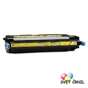 Obnovljen toner za HP Color LaserJet 3800/CP3505 Yellow Q7582A za 6000 strani, Q7582A,hp 3800,hp cp3505