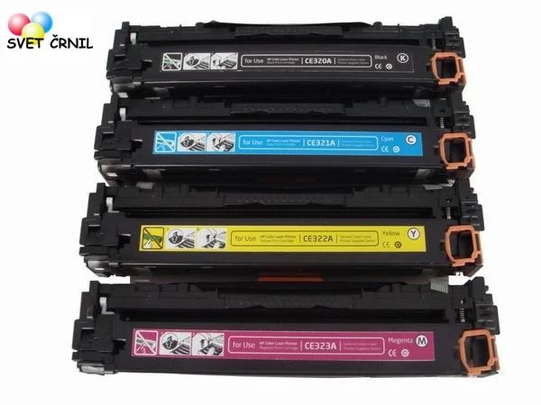 Obnovljen toner za HP Color LaserJet CM1415fn/CP1225n black za 2000 strani (CE320A), CE320,CM1415fn,CM1415fnw,CP1525N