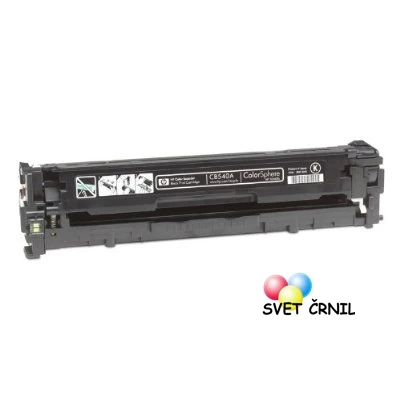 Obnovljen toner za HP Color LaserJet CP1215/CP1515/CM1312 črn za 2300 strani (CB540A), CB540A,CP 1215,hp cp1215,CLJ CP1515n