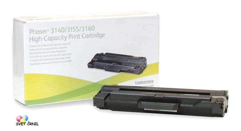 Obnovljen toner za Xerox Phaser 3140/3155/3160 za 2500 strani (108R00909), 108R00909,3410,3155,3160