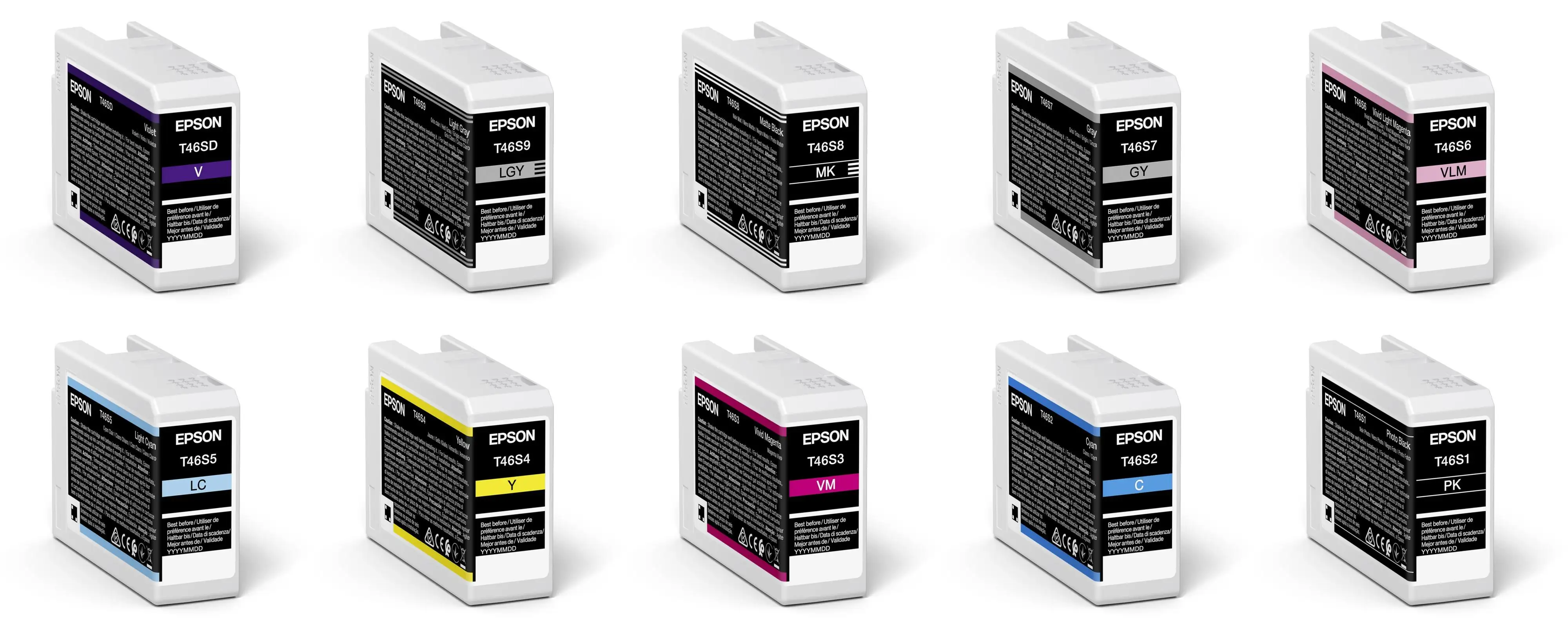 Polnjenje Kartuš za tiskalnik Epson SureColor P700 25mL, T46S1,T46S2,T46S3,T46S4,T46S5,T46S6,T46S7,T46S8,T46S9,T46SD