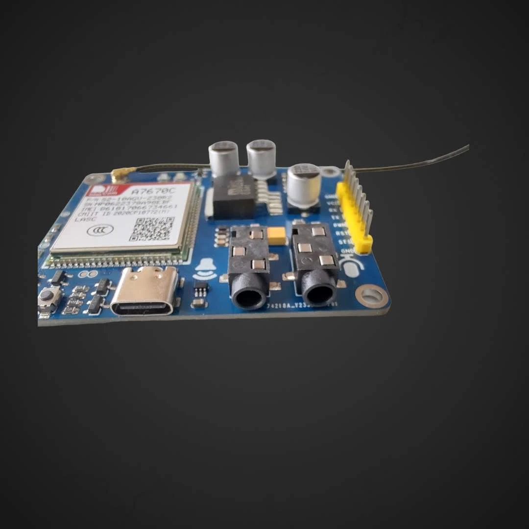 SIM Modul A7670C 4G LTE cat 1 z audio vhodom in izhodom, 3G,4G,LTE,5G,2G,iot,raspberry,stm32,arduino,razvoj,inovacija,paketnik,vending,prodajni,avtomati,sim,nanosim,t2,telemach,hot