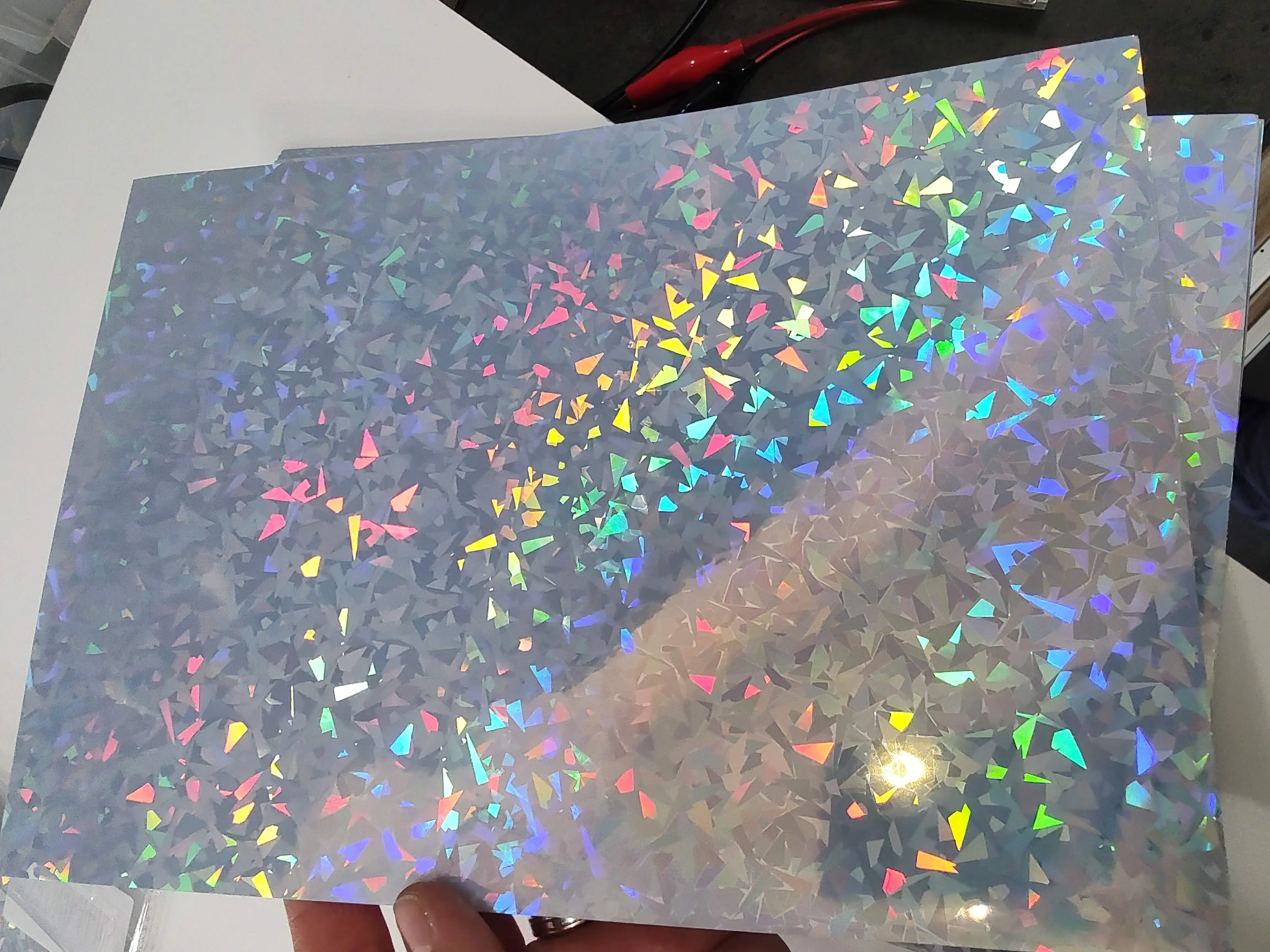Samolepilna folija holografska srebrna lomljeno steklo vodoodporna A4 laser ali inkjet, laser, holografska,zaščita,srebrna,folija,waterproof,uv resistant,permanent, glue,sticker,samolepilna folija, holografska srebrna, lomljeno steklo, vodoodporna, A4, laser tiskalnik, inkjet tiskalnik, Ljubljana, personalizirane nalepke